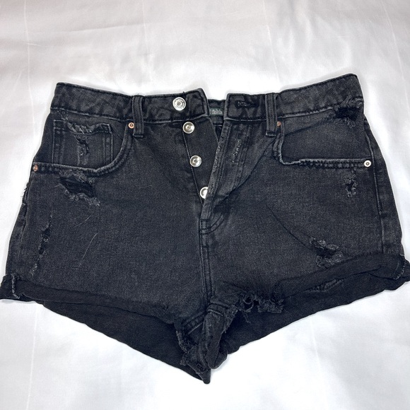 Women's High-Rise Cutoff
Jean Shorts - Wild Fable
Black Wash - Picture 4 of 6